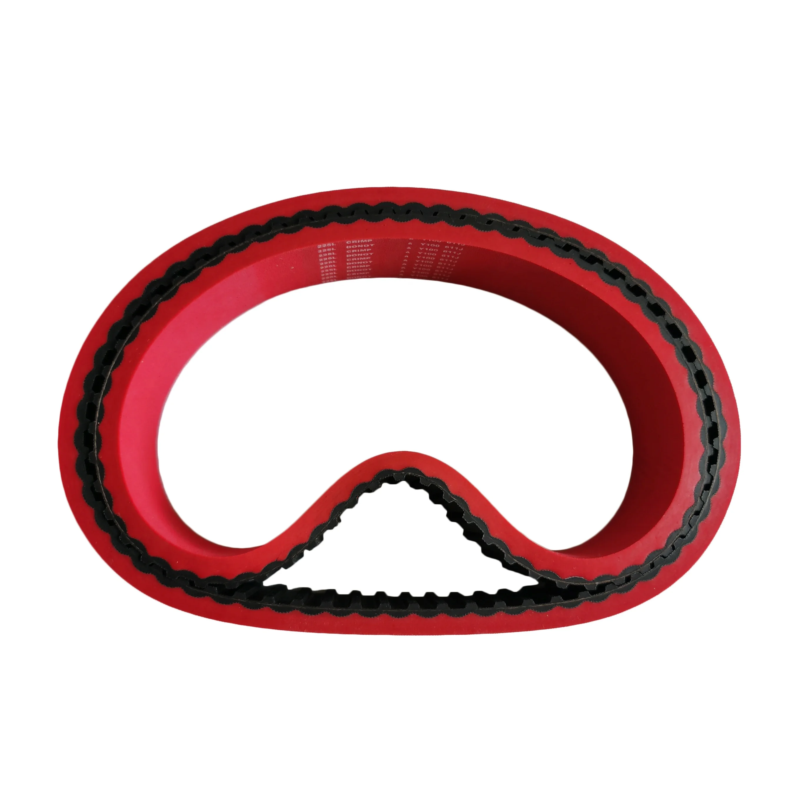 225L200 Vacuum Film Packing Machine Timing Belt Red Rubber Coating Timing Belt