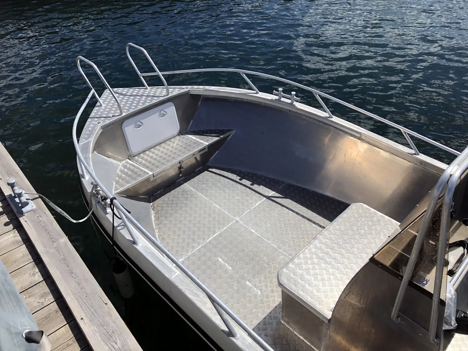 KinOcean Aluminum Centre Console Fishing Vessel Vee Hull Bast Leisure Boat Professional Work Argon Weld Since 1987