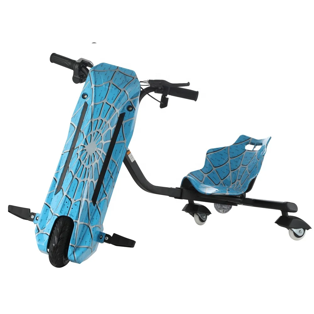 Kids 3 wheel electric drift trike scooter with led light  electric drifting scooter smart self-balancing electric scooter