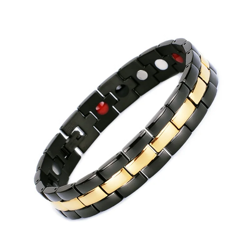 Pure Titanium Magnet Bracelet Mens Bracelet Titanium Steel Jewelry Germanium Grain Bracelet Wholesale
