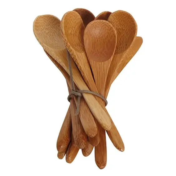 
Amazon Hot Selling 2020 Bamboo Wooden Spoon Fork Knife Flatware Reusable Eco Friendly Vietnam Bamboo Cutlery 