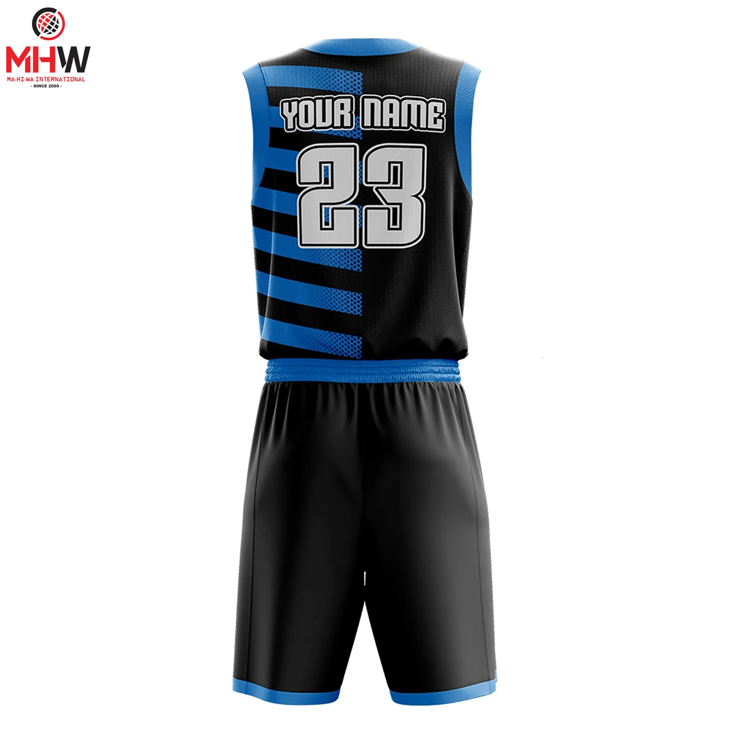  Дизайн баскетбольной униформы с полосатым рисунком индивидуальный именной номер для команды