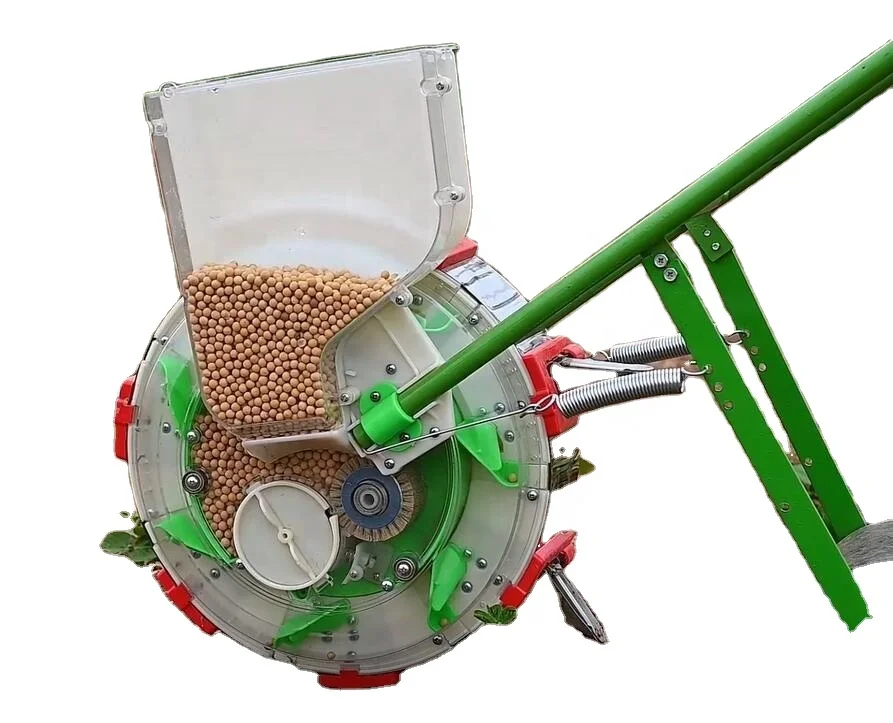 Portable farm use manual corn maize wheat seeding machine