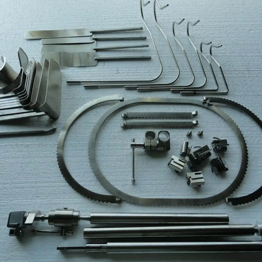
Aesculap 42 piece Orthopedic Surgical Retractor System Set with Case Loaded 