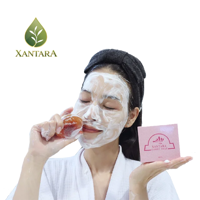
Premium Tibetan Cordyceps Soap 100 grams. SLS Paraben free Antioxidant Firm skin Less acne Firm skin Skin Care Moisture 
