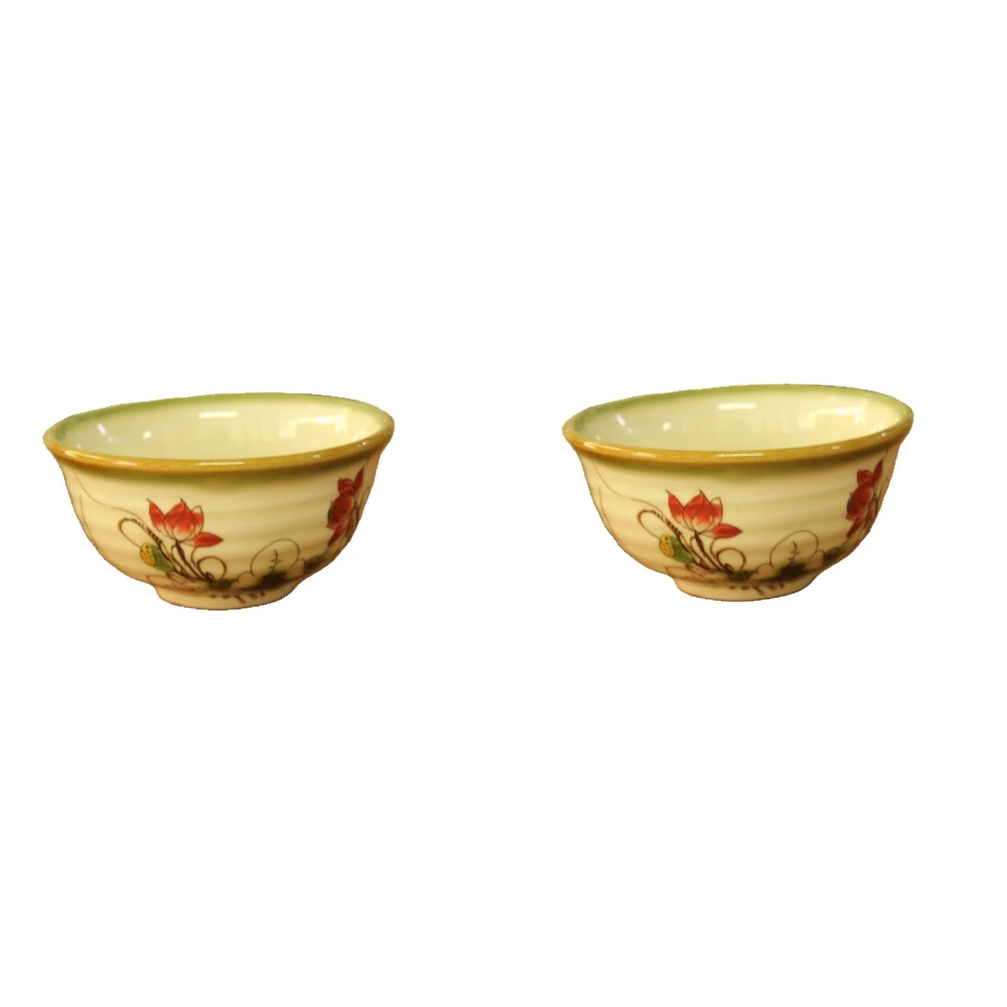 For Souvenir Stores High Quality Kitchen Decoration Sustainable Art Decor Vintage Enameled Porcelain Bowls