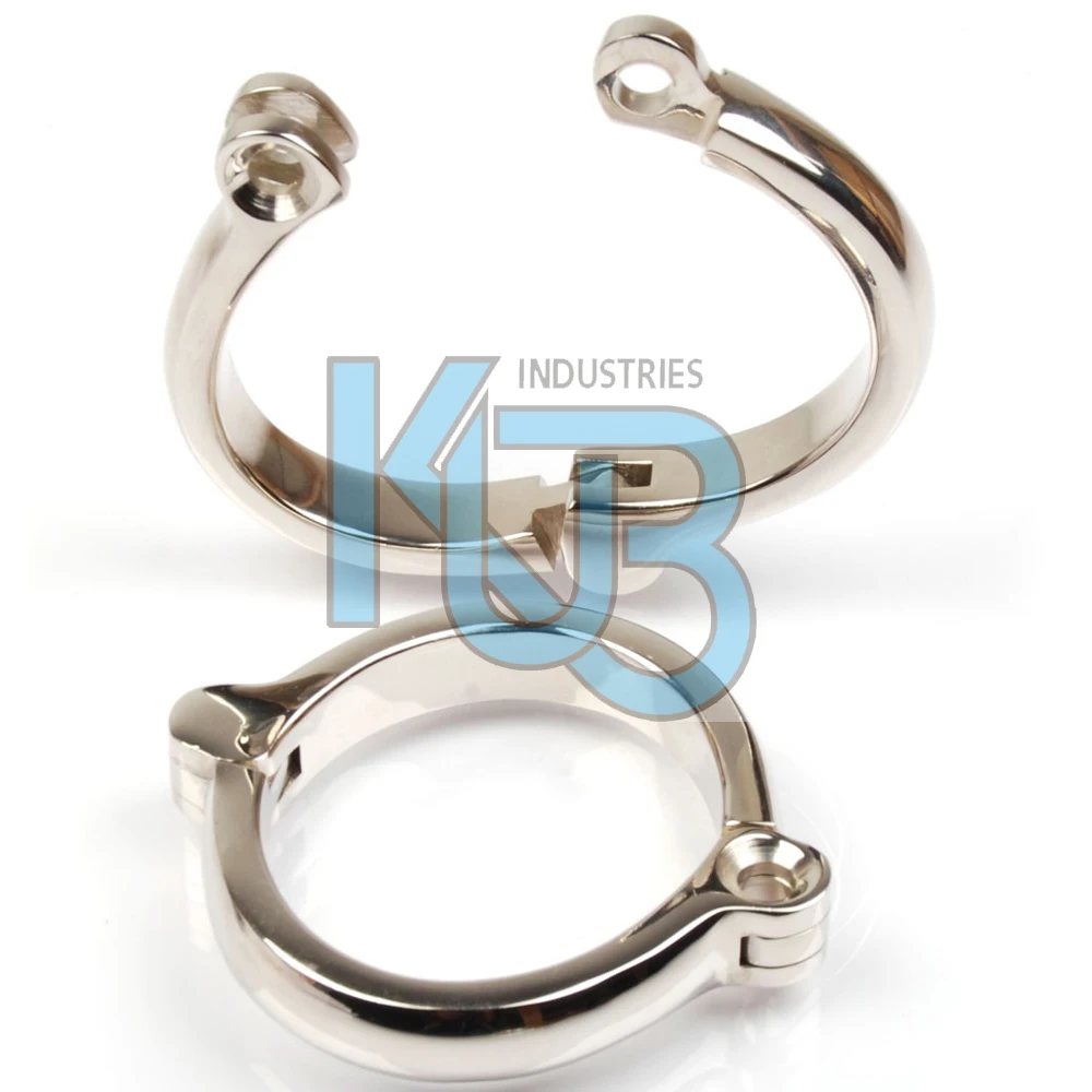 KUB Industry Irish 8 Wholesale Cheap Handcuffs Stainless Steel Customized Packing PK 300g Police Duty Single Locking System