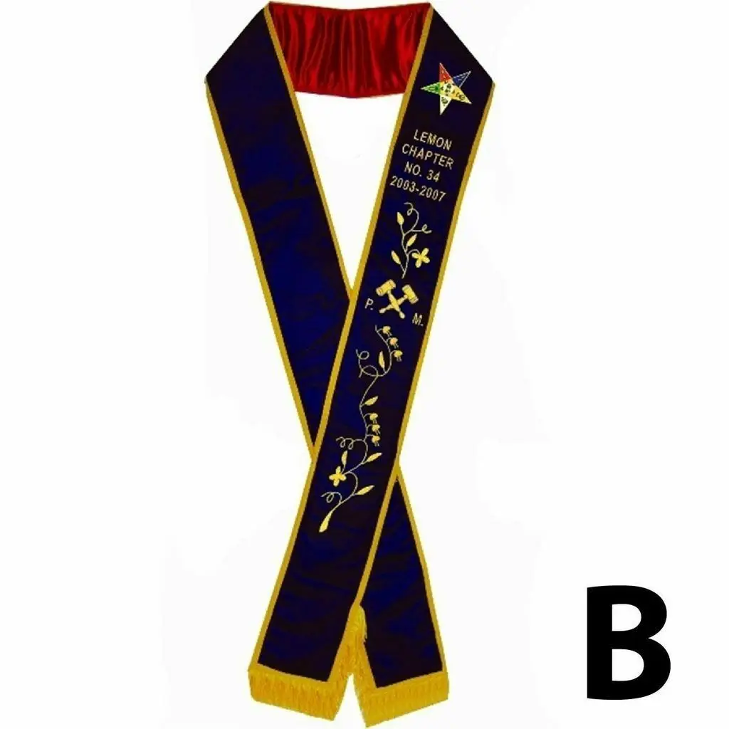 Masonic Scottish Rite 14th Degree Scottish Rite Hand Embroidered Collar High Quality Cheap Prices Bulk and Wholesale Sash