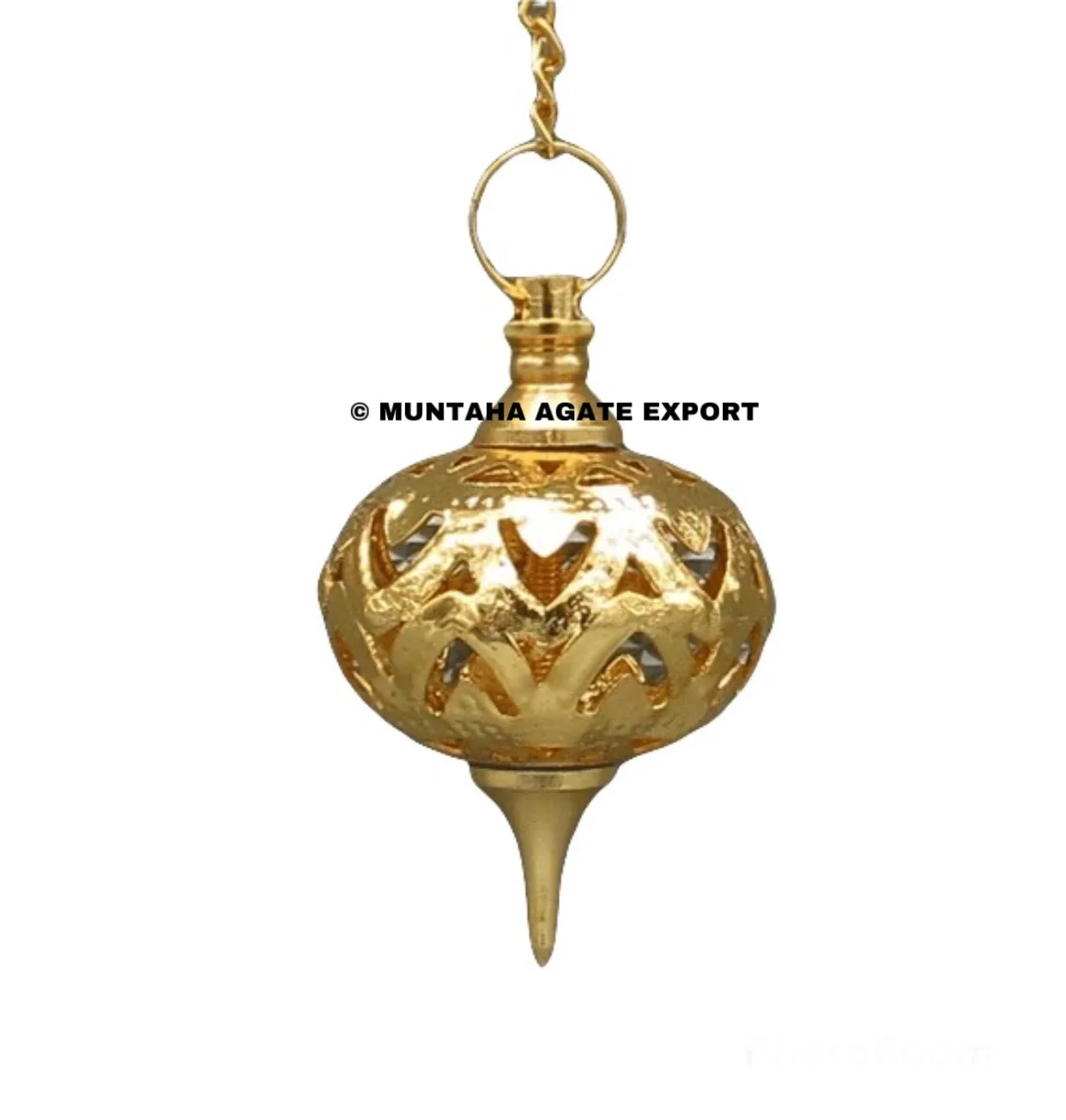 Healing Metal Pendulums for Divination Brass Pendulum Design -15 Spiritual Gift Reiki Healing Brass Pendulum From MUNTAHA AGATE