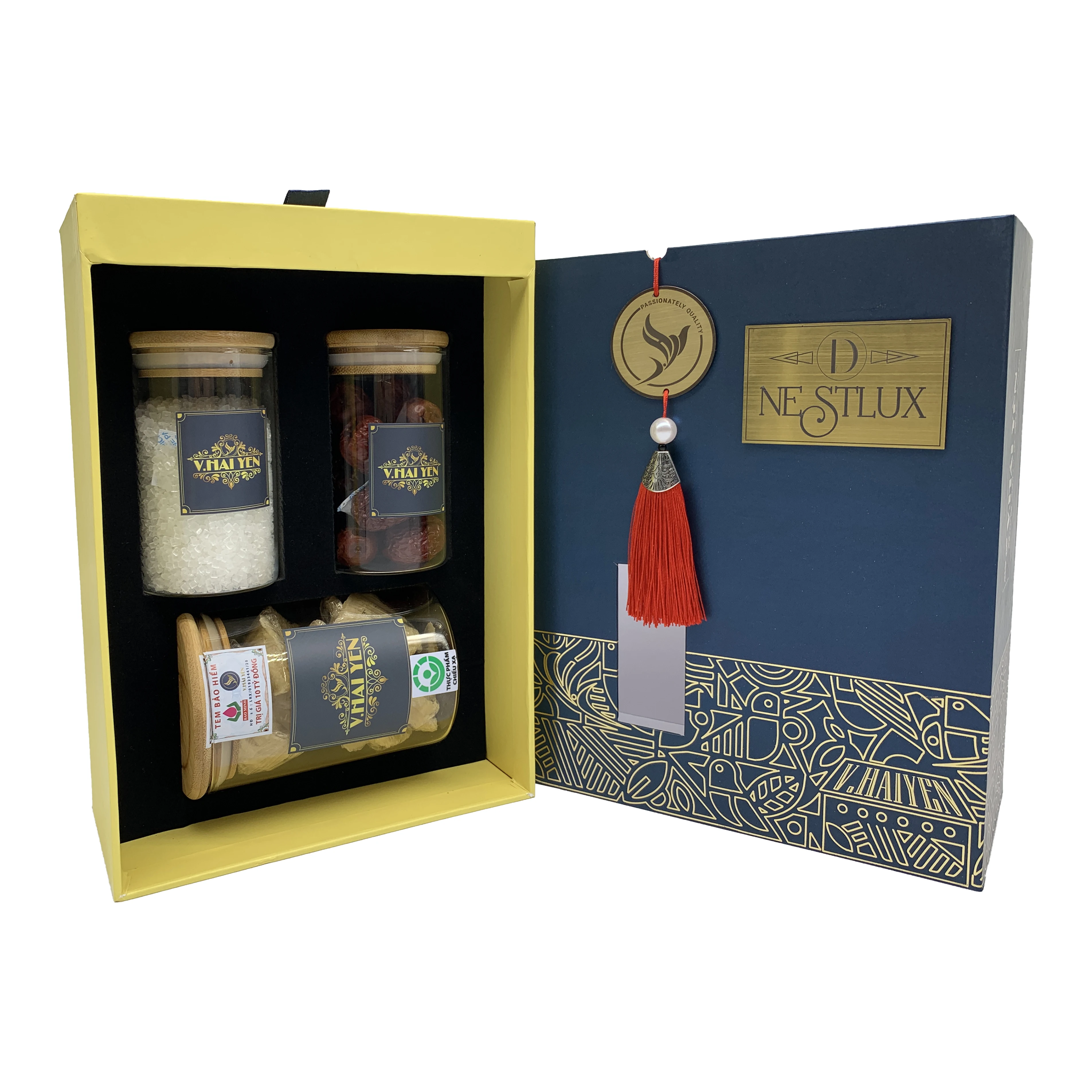 Продукты для здоровья NESTLUX D-сухие птичьи гнезда, облученные птичьи гнезда 50 г, высокое качество во Вьетнаме