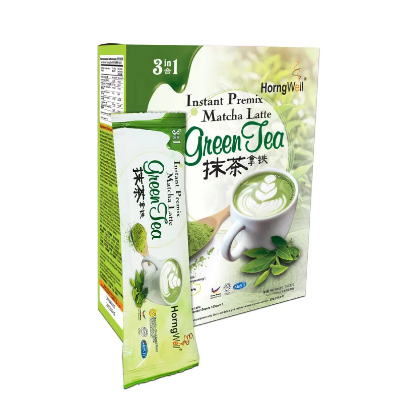 Horngwell Matcha Green Tea Latte No contains artificial flavoring Great Quality