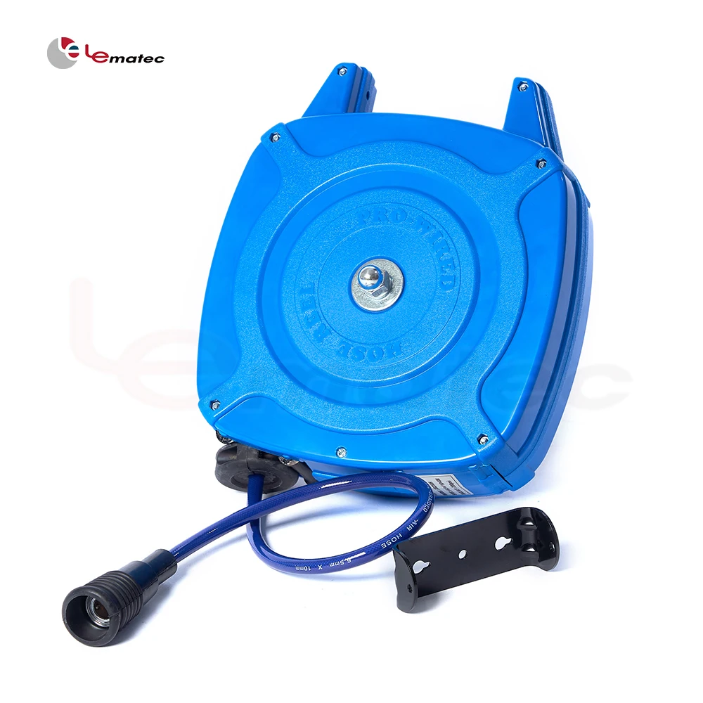 8M Air Hose Reel Pu Mesh Extension Retractable Spring Automatic Taiwan made
