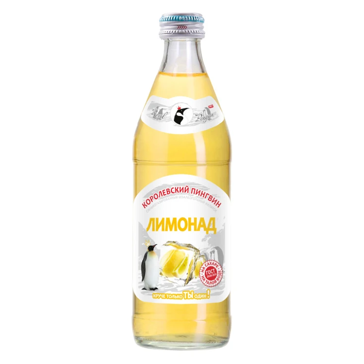 Высококачественный натуральный лемоннад со сладким лимонным вкусом, стеклянная бутылка 0,5 л, оптовая продажа безалкогольных напитков