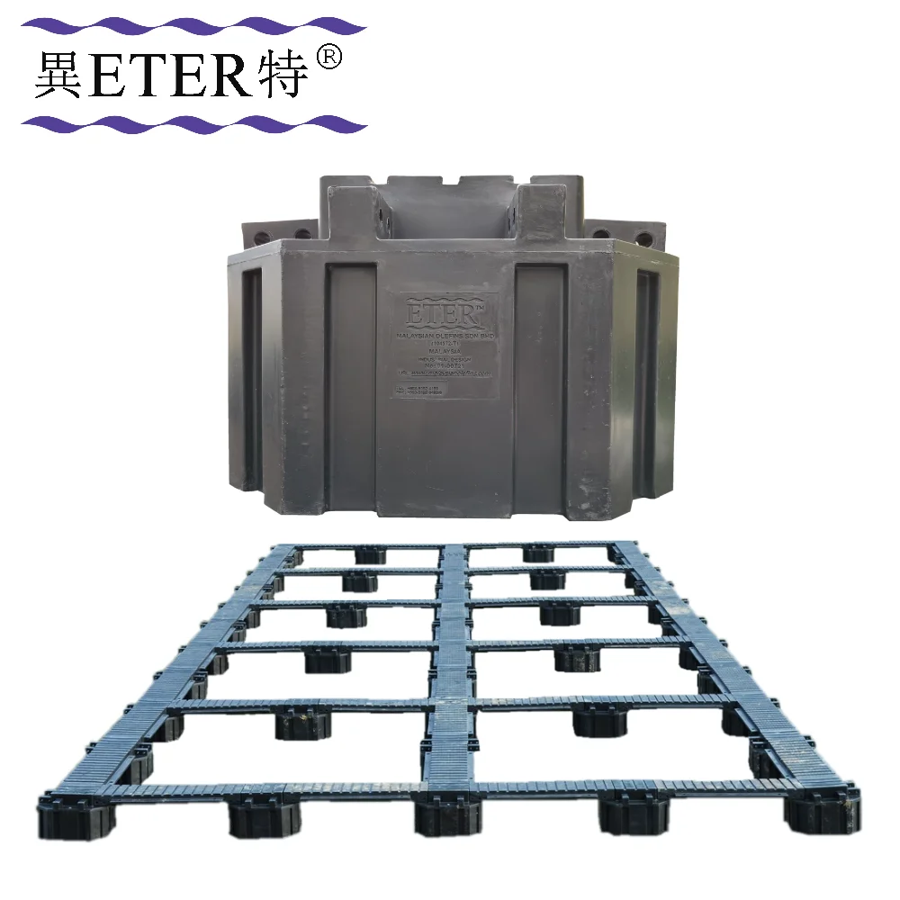 Manufacturer High Quality Freshwater Eter LMDPE Multipurpose Floating Structure Pontoon Floating Dock / Jetty
