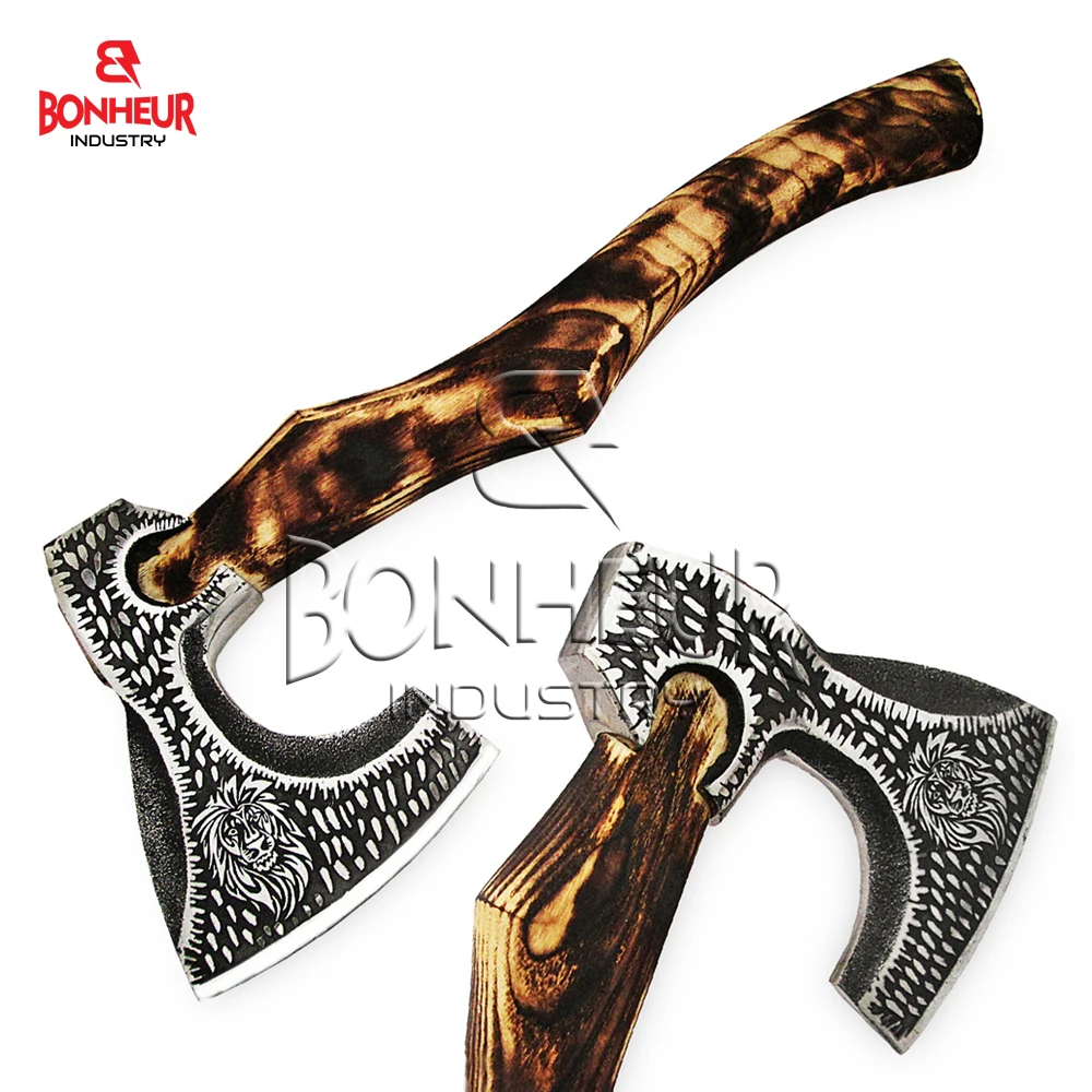 Ручная ковка линия Вытравленный топор из высокой D 2 высокоуглеродистой стали