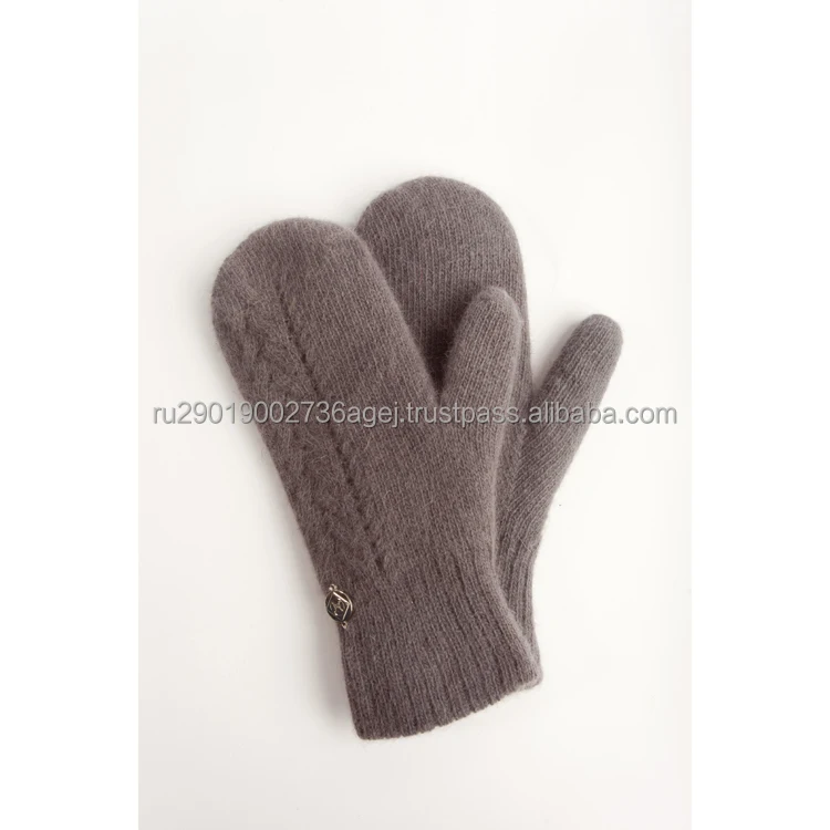 Вязаные варежки лучшего качества для холодного сезона, изготовлены из высококачественного козьего пуха, надежный поставщик пуховых варежек