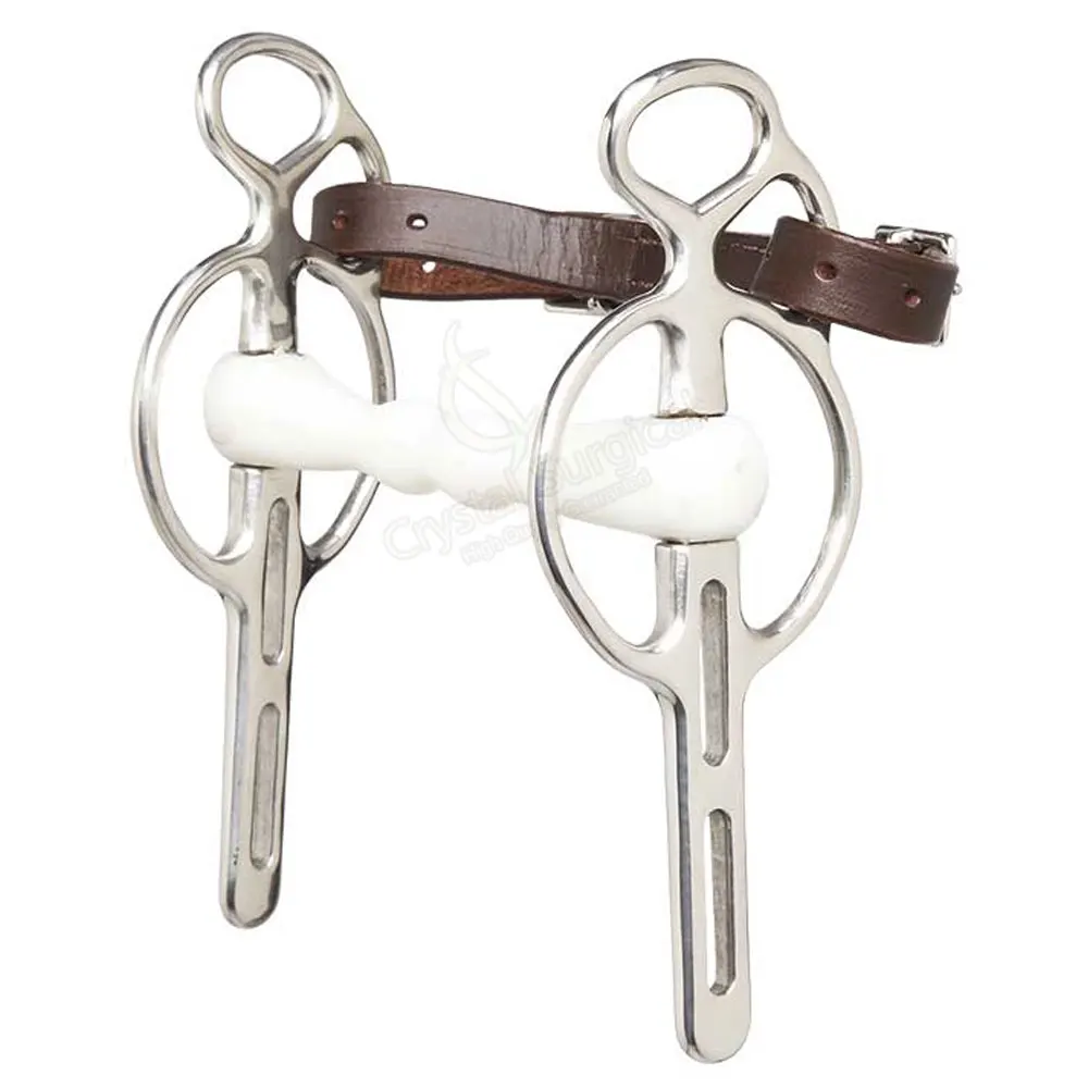 New Style German Steel Horse Equipment Custom Shaped Horse Bits Colored Bit