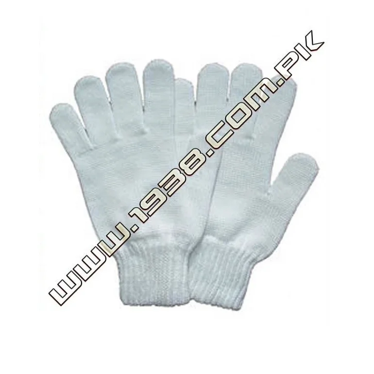 Mercerised Knitted Cotton Gloves Lightweight Safety Gloves for Outdoor Working Slim Design