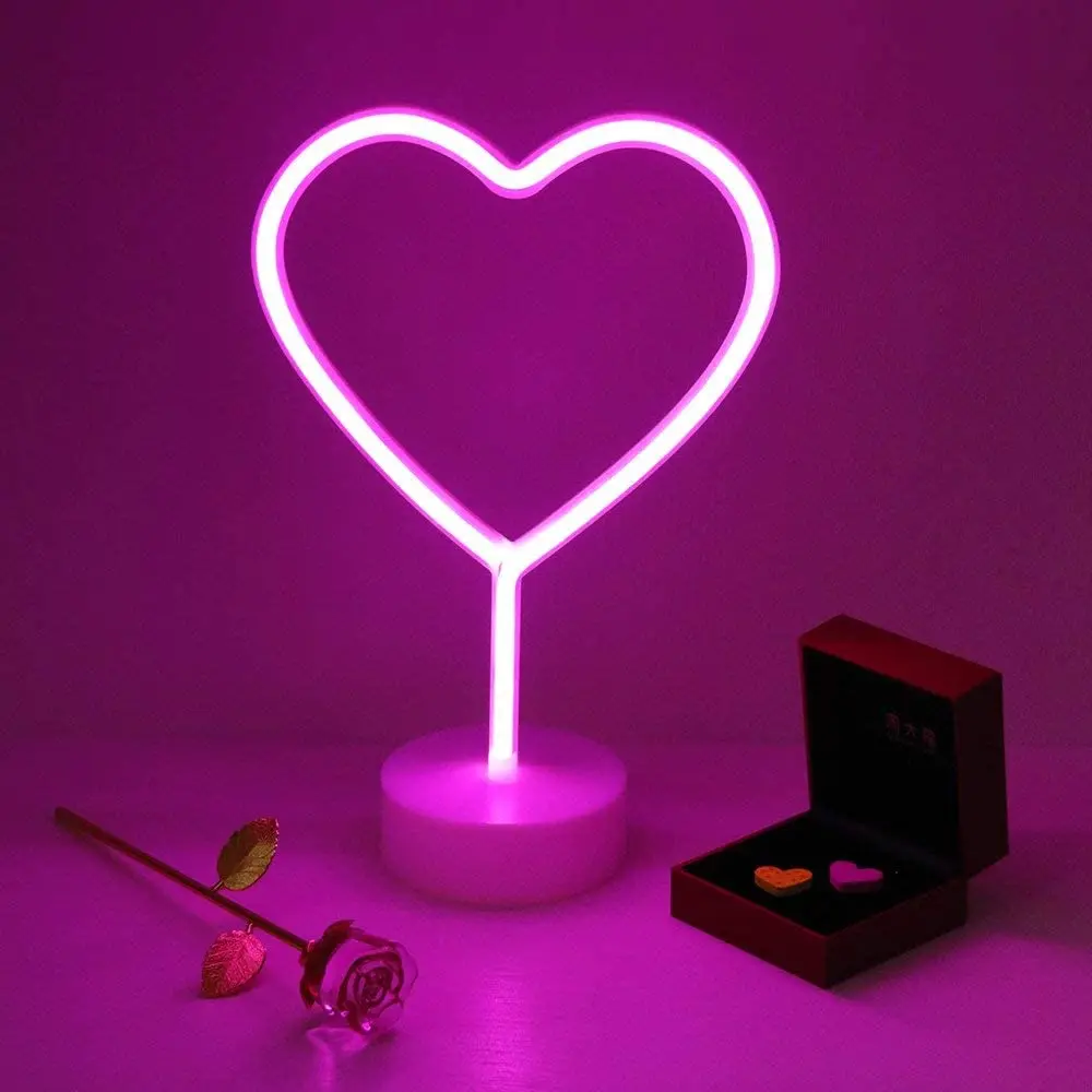 Professional Manufacturer Cheap Heart Shape Led Neon Light for Party 220V Lighting and Circuitry Design Customized Decoration 30