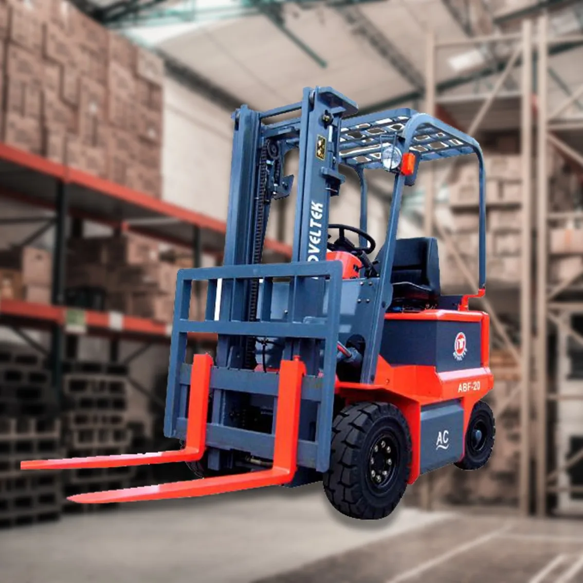 RTS 3 ton 6.35 m lifting height electric forklift trucks with AC Motor