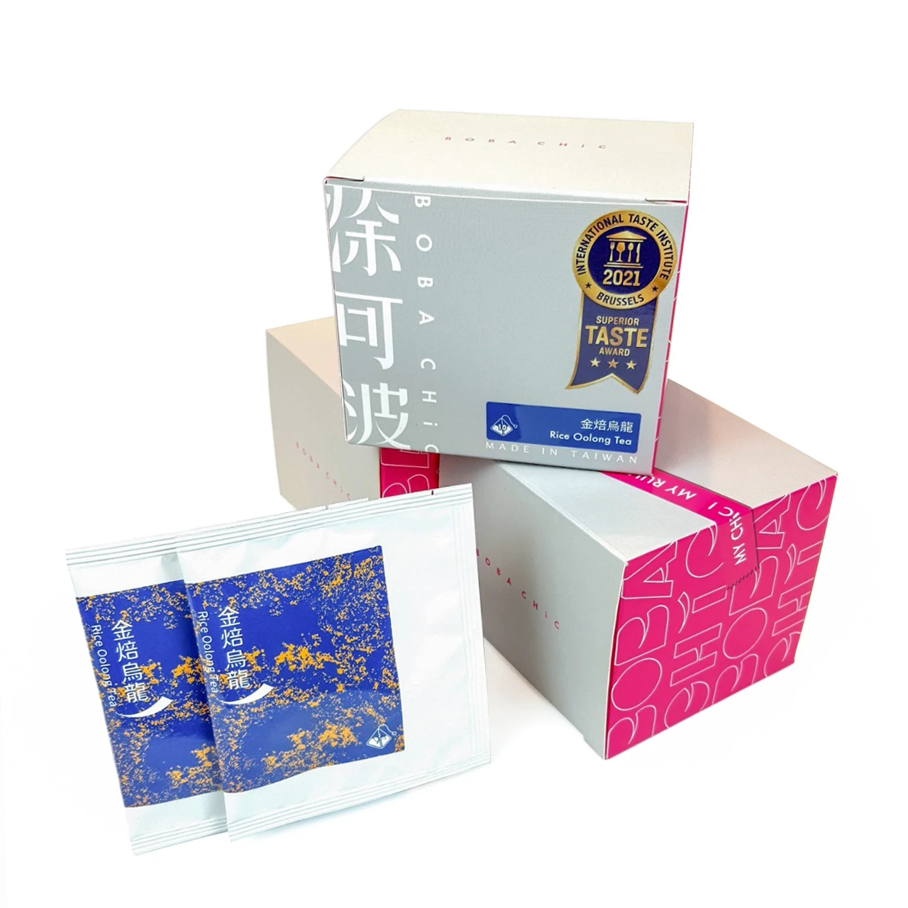 BOBA CHiC International Business Awarded Taiwan Rice Oolong Tea Bags for Milk Tea