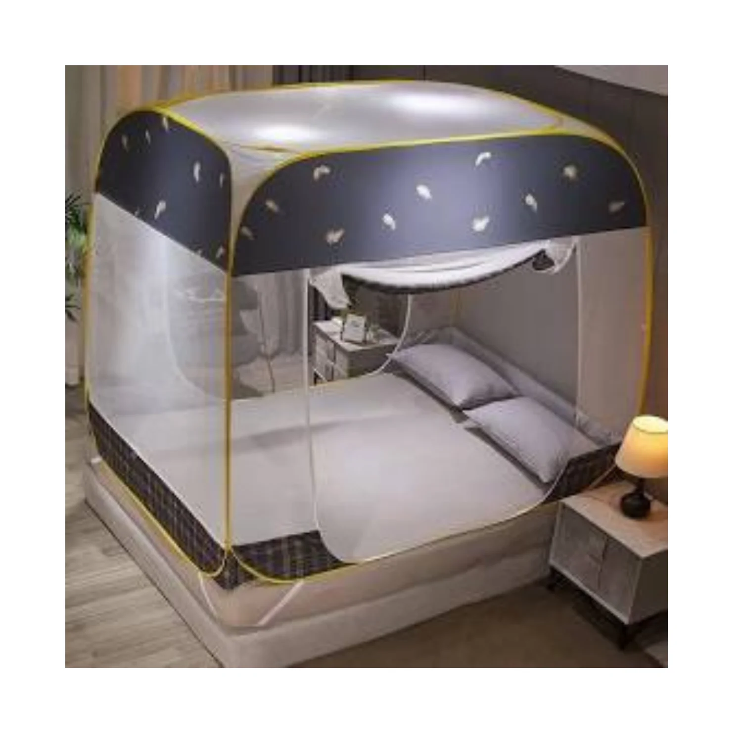 Оптовая продажа из Вьетнама, бестселлер, квадратная самонастраивающаяся москитная сетка, низкая цена, квадратная, высокое качество