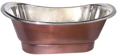 Copper Bath Tub Round