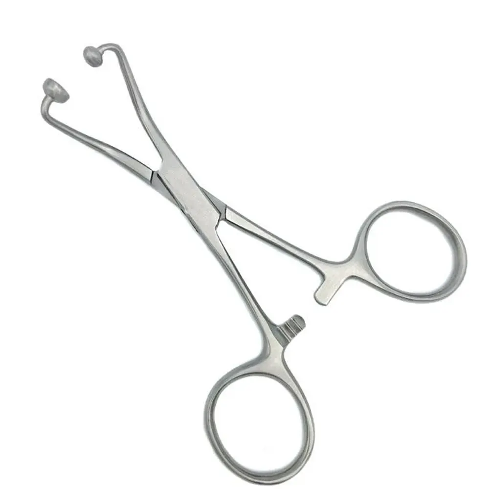 
Medical surgical stainless steel Backhaus Towel clamp with Ball and Socket 11.5cm 