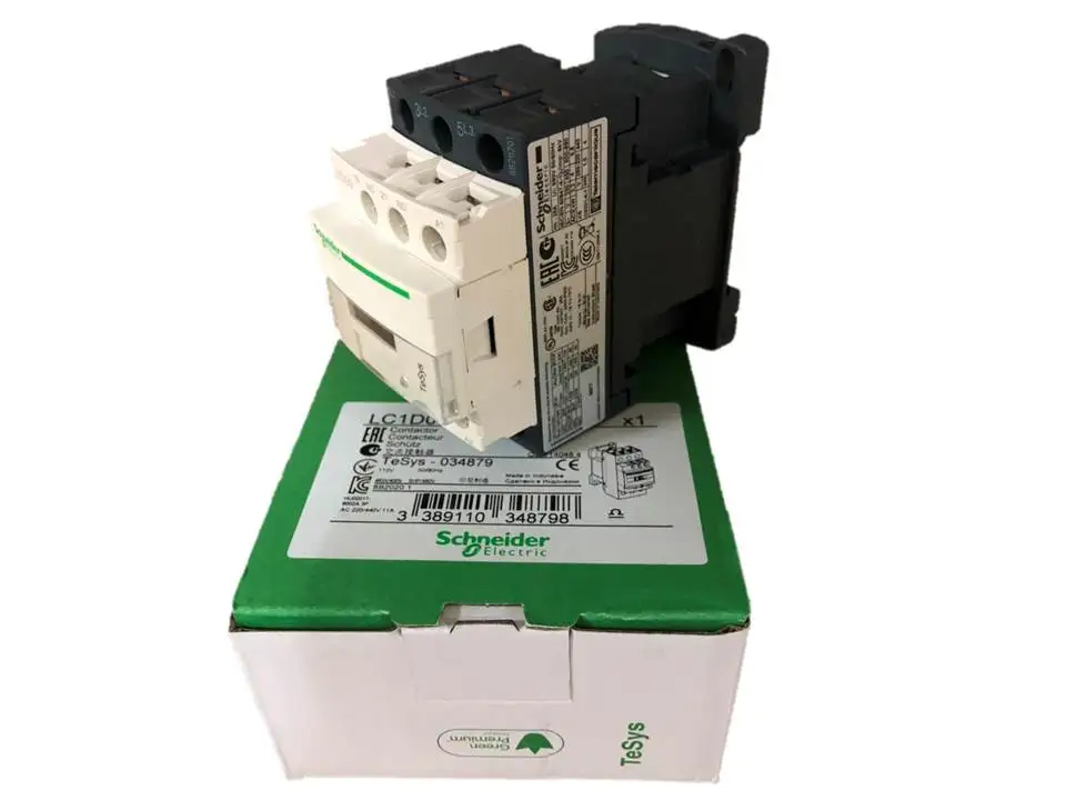  Новый и оригинальный магнитный контактор переменного тока LC1D09F7 9A 110VAC 3P