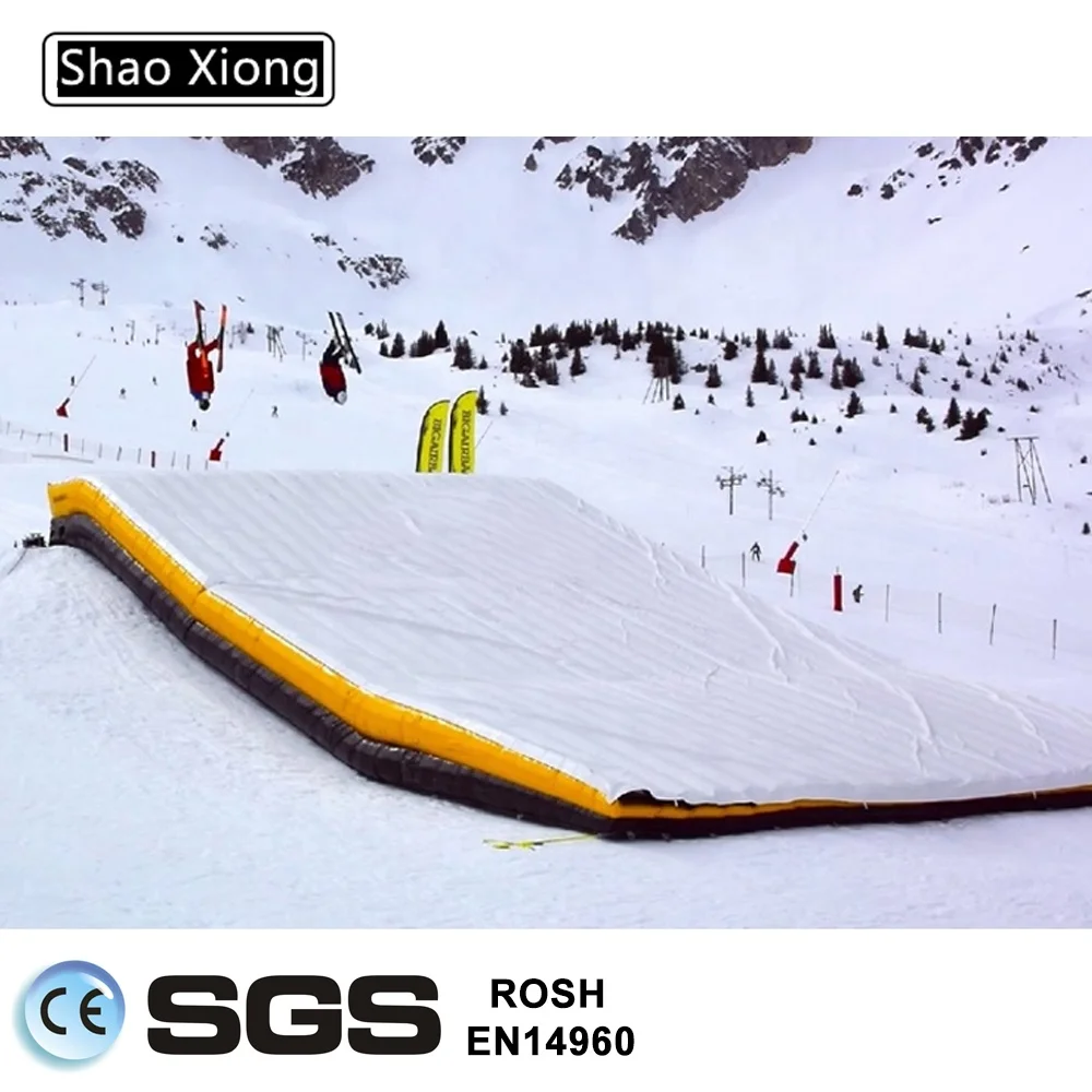 Inflatable Bmx Fmx Airbag,Inflatable Stunt Airbag With Ramp,Jumping Airbag Landing Pat