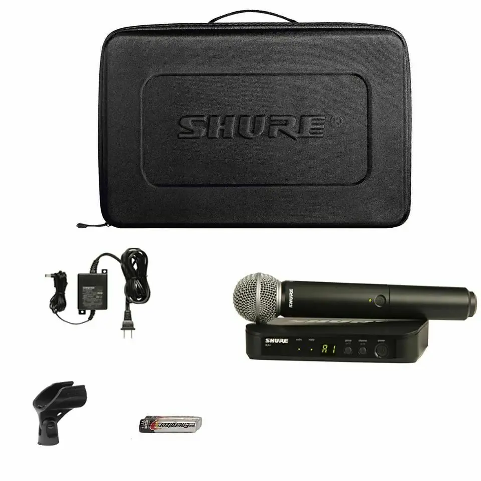 Покупайте с уверенностью новый Shure BLX24/SM58 Микрофон беспроводная система беспроводным SM58 ручным вокальным