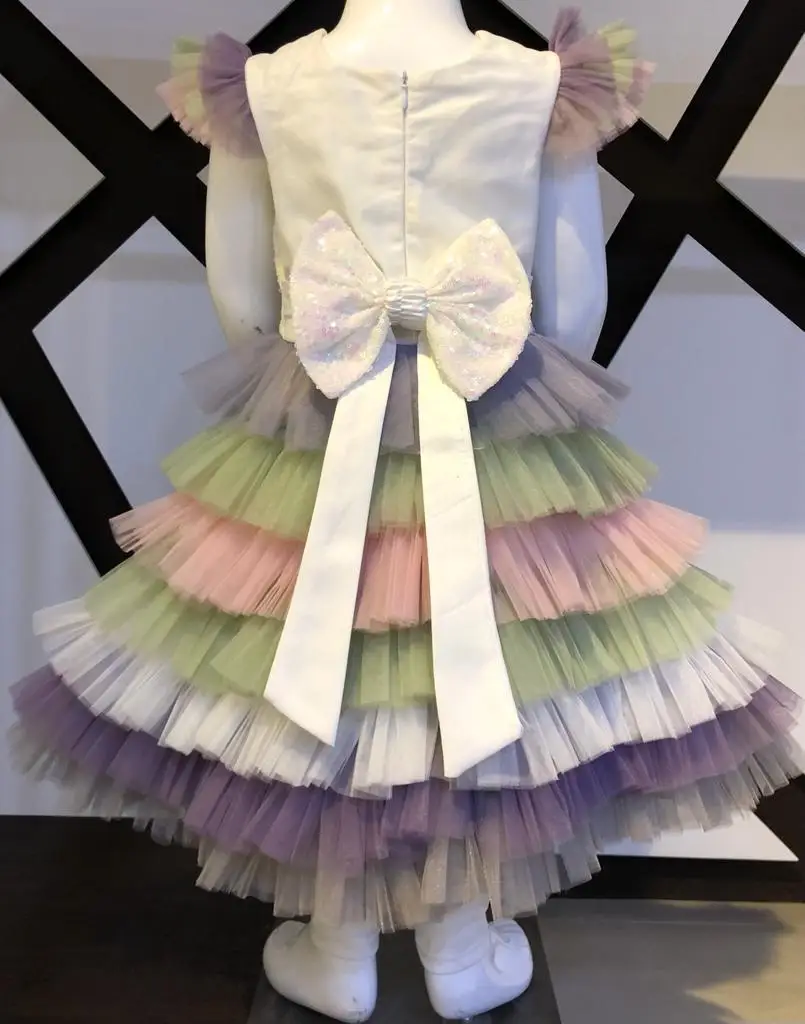 Мульти Свободное платье с специальных мороженого Сумочка местом для хранения праздничное новое дополнение к стильная праздничная одежда платья