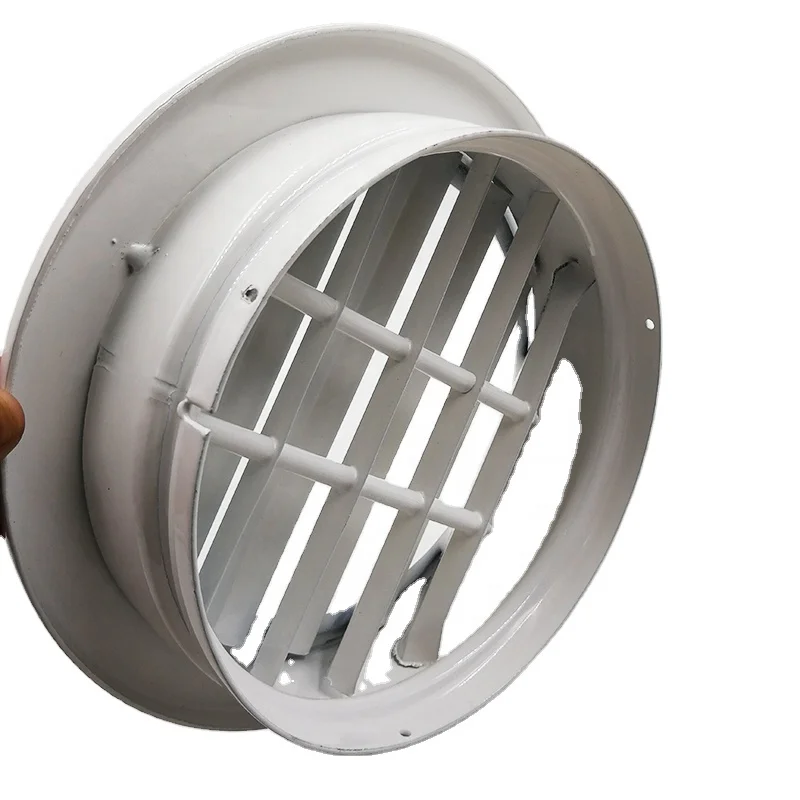 Air Duct Aluminum Alloy Grille Round Ventilation Ceiling Diffuser air Vent Louver Grille Cover