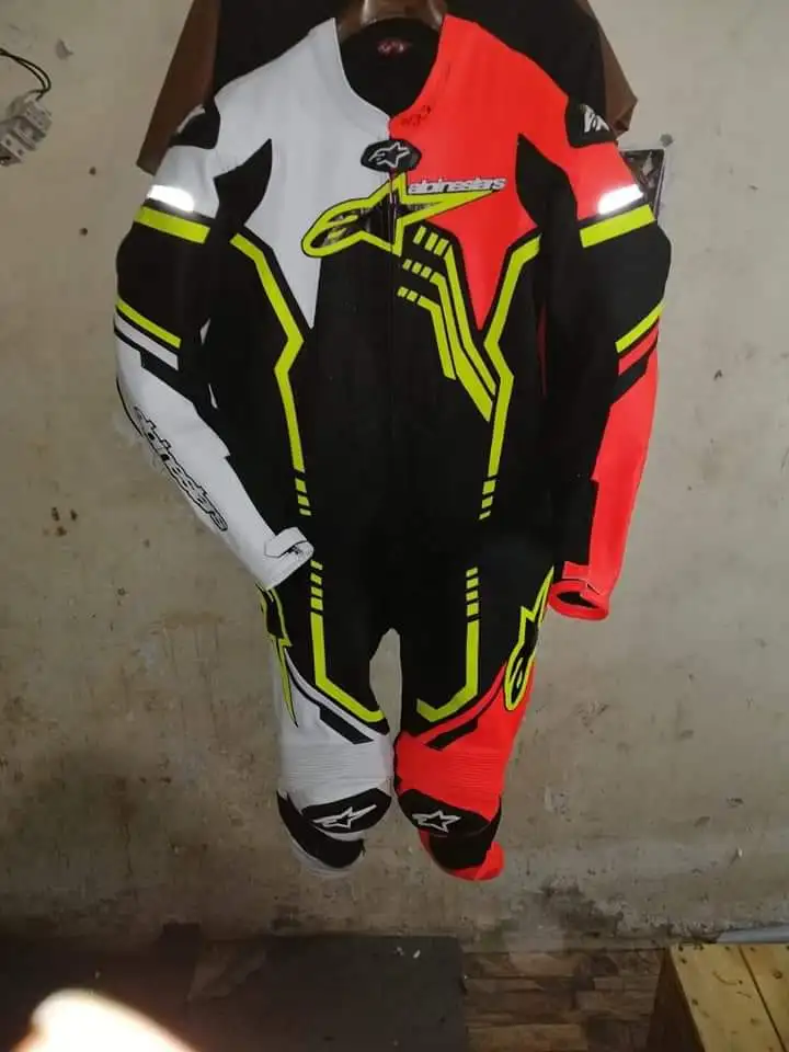 
Custom Made motorbike suit/ OEM 2021 Motorbike Riding Leather Suit 