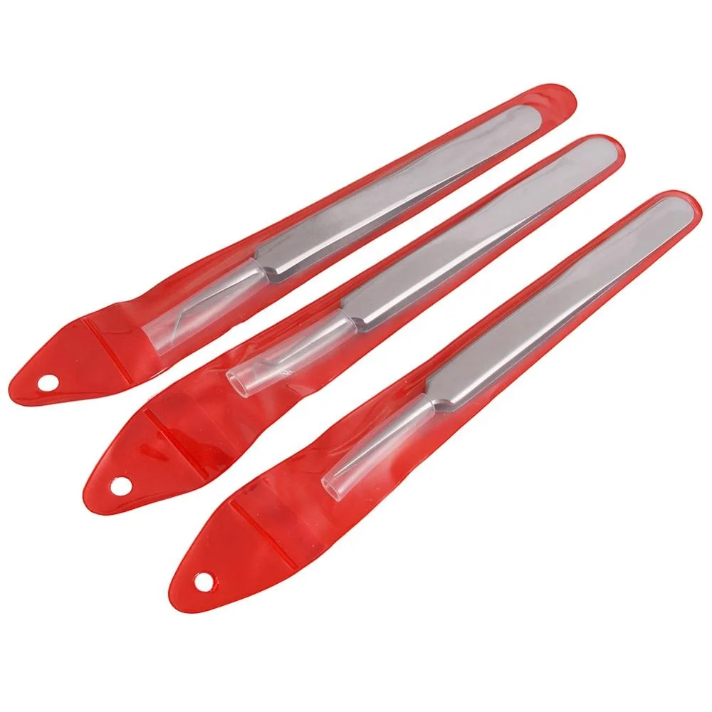 High Quality Stainless Steel OEM Private Label Silver Color Professional Use Hook Tip Needle Acne Extractor Tweezers