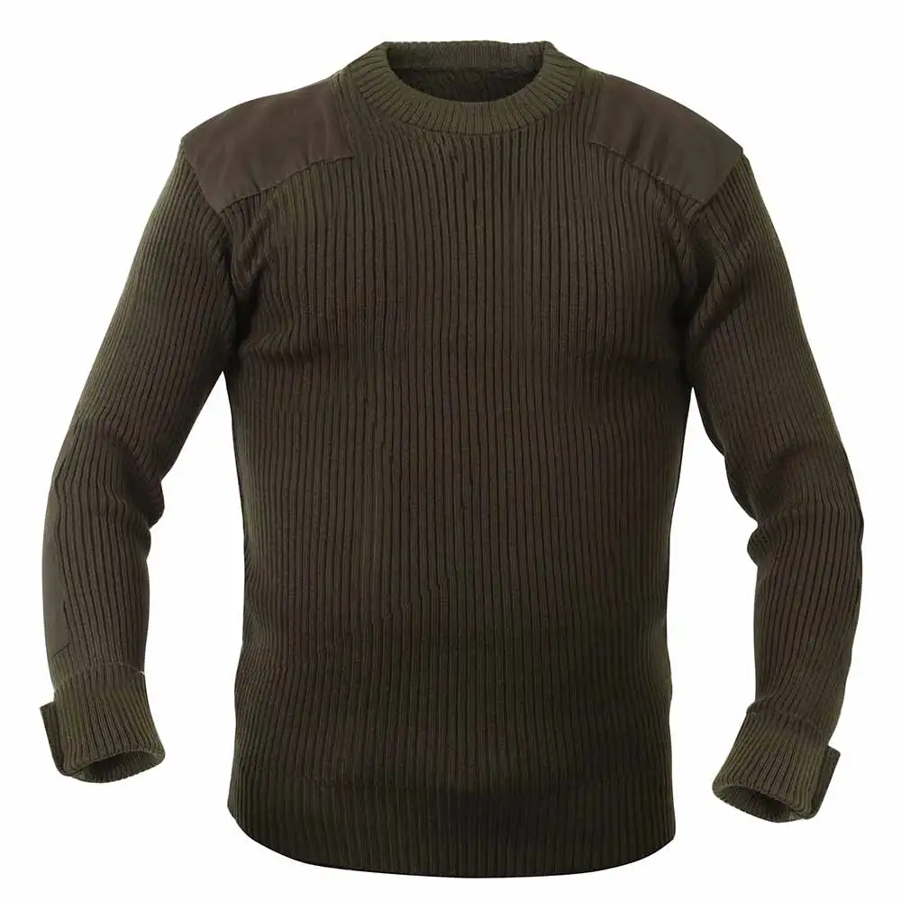 Wholesale high quality 100% Acrylic V-Neck Autumn Sweater for security and casual Knitted Sweater