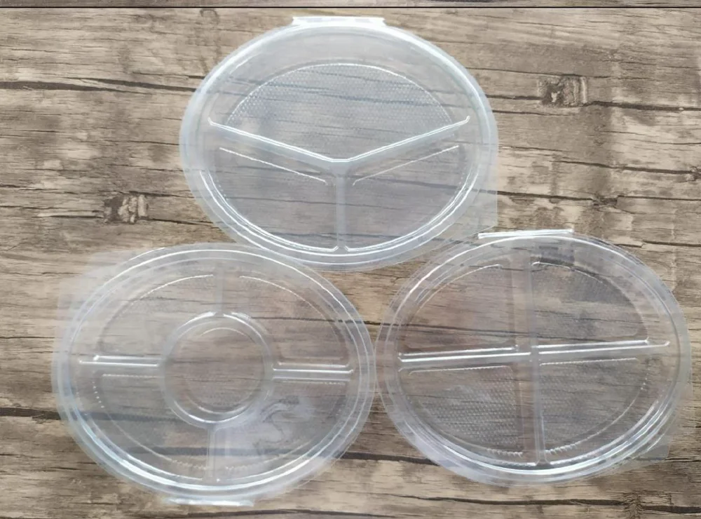 
Disposable plastic soup plates, deep plates 
