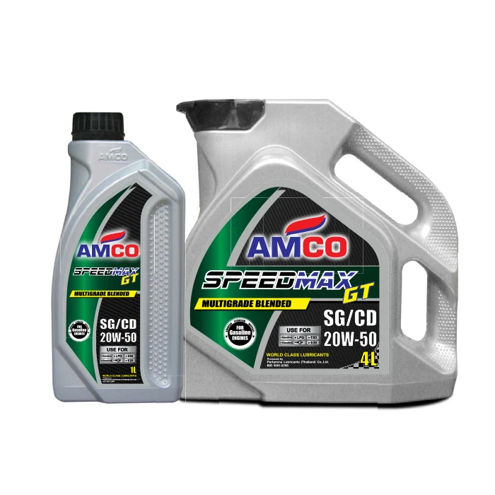 Amco Speedmax GT Api SG/CD 20W-50 Высококачественное Моторное масло из таиланда для экспорта