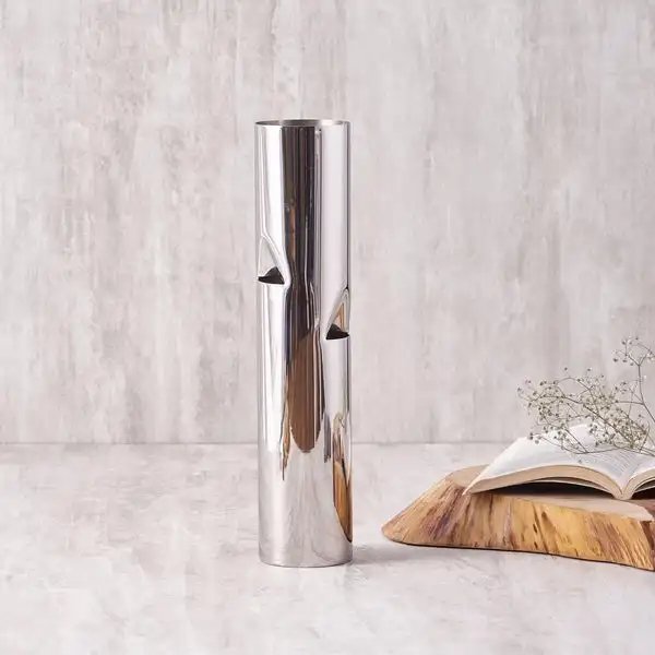 High Quality Stainless Steel Flower Vase for Wedding Home Hotel Restaurant Plant Vase Decorative Modern Design Metal Flower Vase