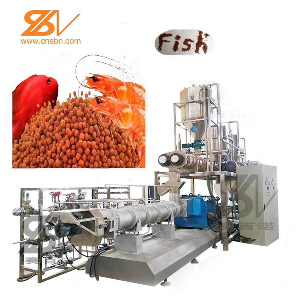Saibainuo High Efficiency Floating sinking Fish Shrimp crab Feed Pellet Making Machinery