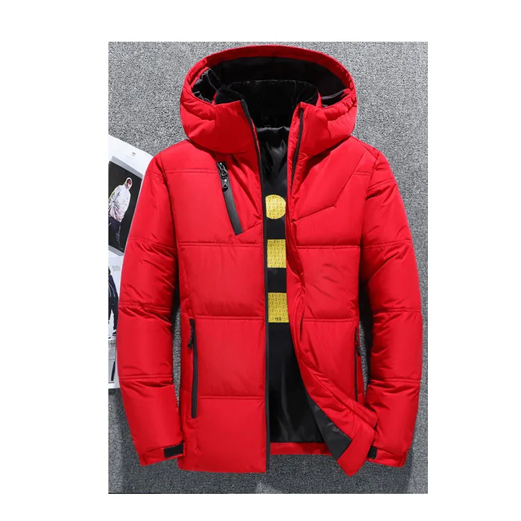 windbreaker outdoor winter work jacket Down Jacket With Hood for men puffer bomber jacket men