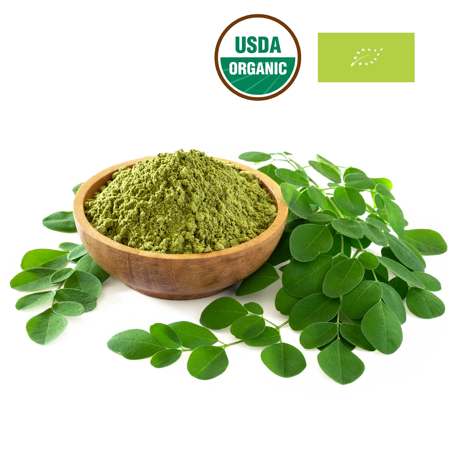 Organic Moringa Powder USDA & EU Organic Certified Premium Herbal Organic Moringa Leaf Powder Wholesale From Thailand