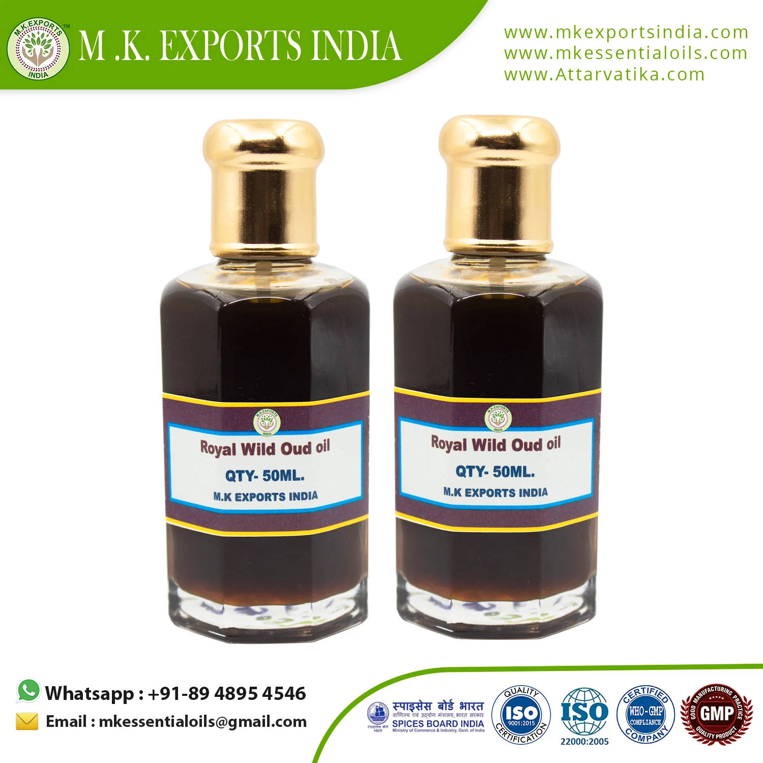Bulk Supply Wild Agarwood Oud  oil From  Assam India