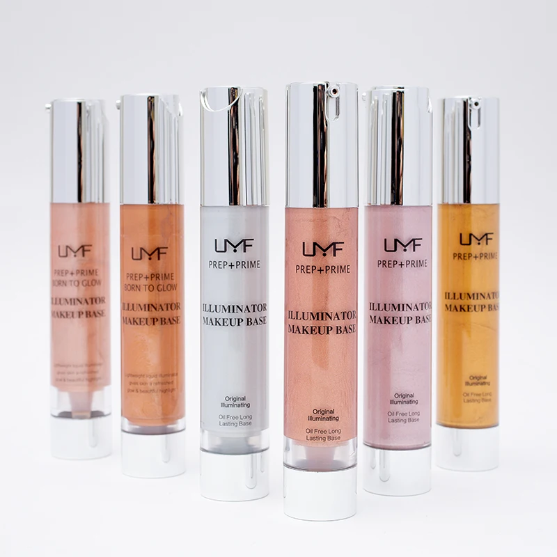 Private Label Factory Wholesale Long Lasting Highlighter Body Shimmer Brightening Pearlescent Shiny Liquid Highlighter