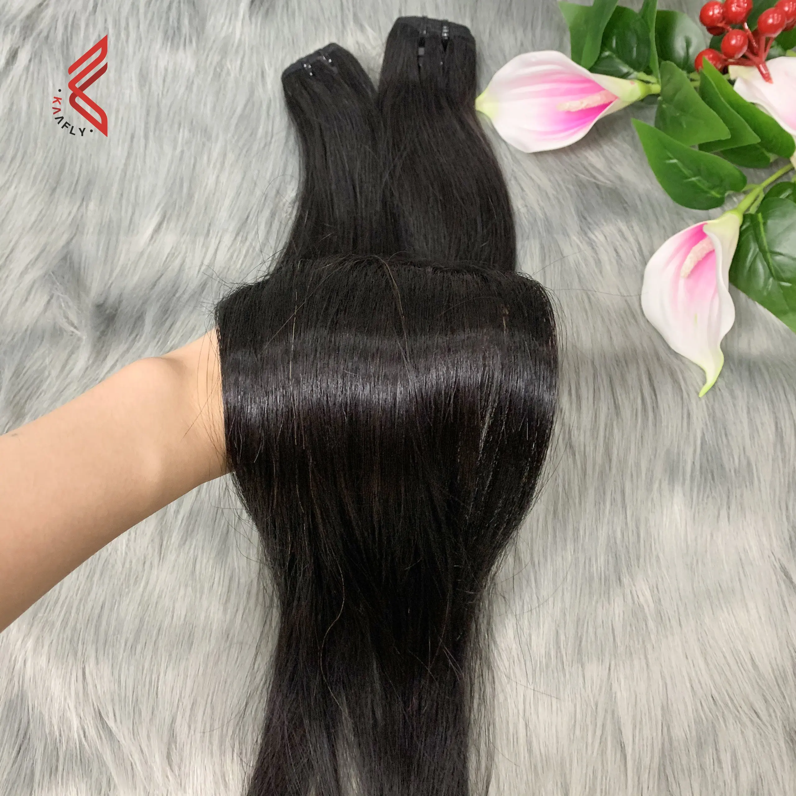  Двойные натянутые человеческие волосы оптовая продажа 100% натуральные вьетнамские для наращивания