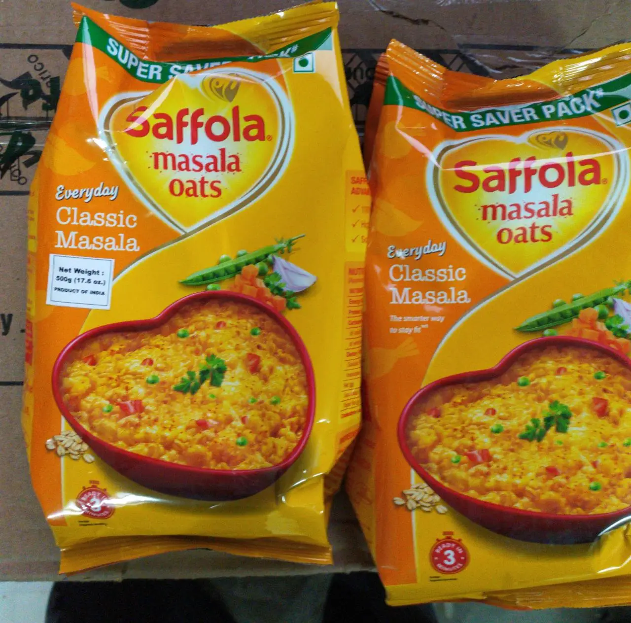 Лидер продаж, овсянка сафлолла Масала