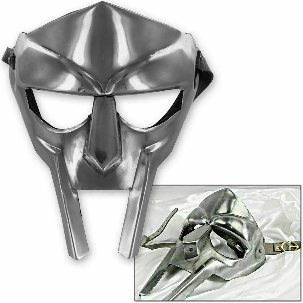 MF Doom Gladiator  Madvillain 18g Mild Steel Face Armor  Medieval