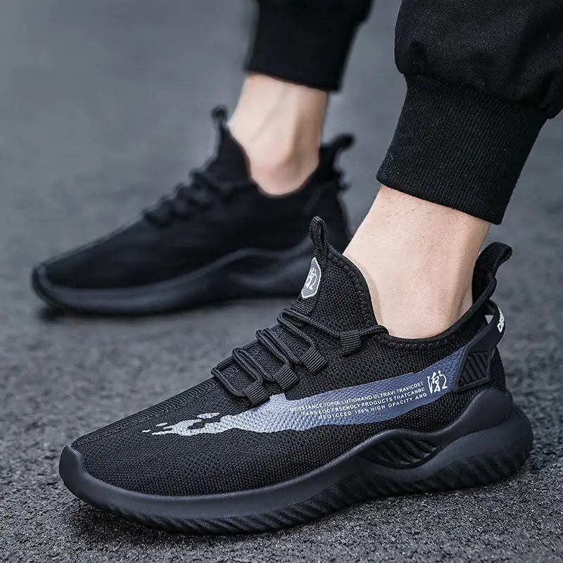 Factory sale Men Sport Running Sneaker Shoes Custom Brand Designer Fashion Trend Walking Shoes Breathable Casual Shoes