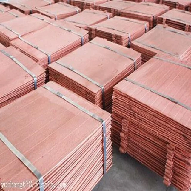 Electrolytic Copper Cathode 99.999% / Zambia Copper Cathode