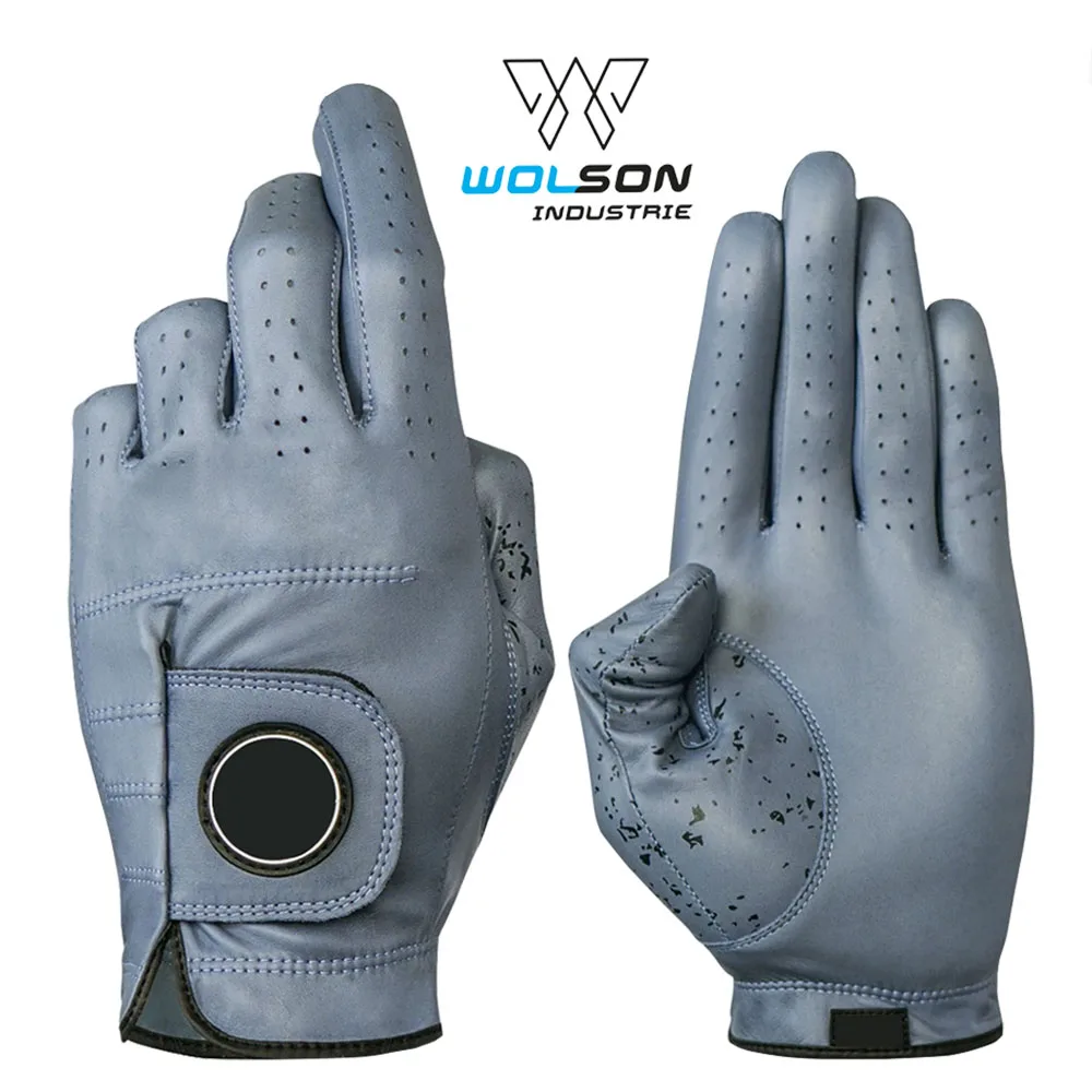 Guantes de Golf Gloves Wholesale Factory Price High Quality Cabretta Leather for Sale Customized OEM Service Golf Gloves